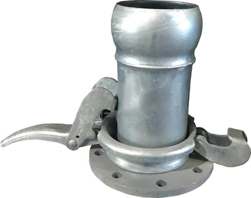 B46 - Galv. Steel Flanged Male B-Type Coupling Table E with Lever Ring | Australia | Irrigation, Dewatering & Mining
