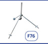 F76 1-1/4" BSPM x 600mm to 1 Met. HT adjustable garden sprinkler tripod