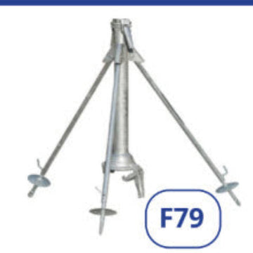 F79 1-1/2" BSPM x 1 Met. HT x 80mm quick coupling sprinkler tripod