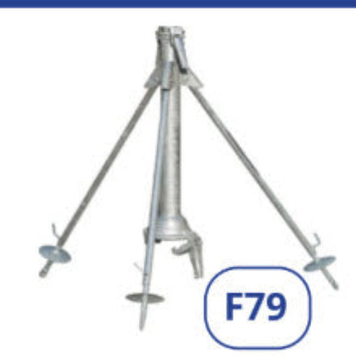 F79 1-1/2" BSPM x 1 Met. HT x 80mm quick coupling sprinkler tripod