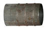 Hose Tail - Black - weld On - 3 - Bead Roller End for Start of Hose / 4 inches / 100mm x 185mm
