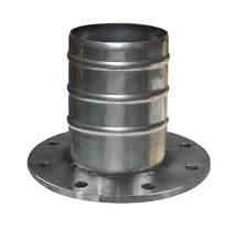 Stainless grade 304 flanged hose tail Table D
