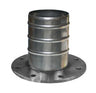 Stainless grade 304 flanged hose tail Table E / 4" 100-304mm / 3 Beads