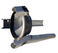 F2 - Black Steel Female Coupling with Three Catches & Seal