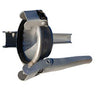 F2 - Black Steel Female Coupling with Three Catches & Seal / 48mm