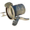 A9 - Galv. Steel Female Coupling with Hose Tail 3 Catches & Seal / 60mm - 76mm
