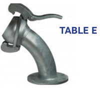 B-Type BEND 45 deg Male x Flange E galvanised
