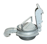 B6B - Galvanised Steel B-Type Male End Plug with Lever Ring