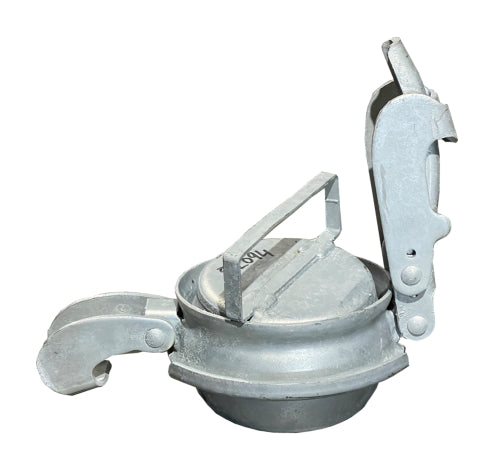 B6B - Galvanised Steel B-Type Male End Plug with Lever Ring