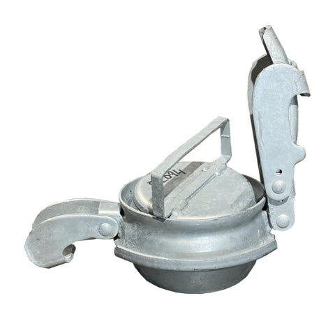 B6B - Galvanised Steel B-Type Male End Plug with Lever Ring