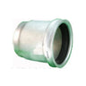 Weld Bell Plain Galvanised with Gasket / 3"